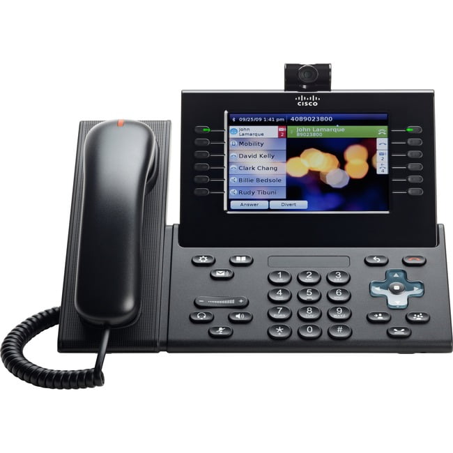 Cisco Cp 9971 C K9 Unified 9971 Ip Phone Wall Mountable Charcoal Used Walmart Com
