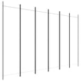 thumbnail image 2 of Carevas 6-Panel Room Divider White 118.1"x78.7" Fabric, 2 of 7