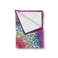 thumbnail image 2 of Mandala Soft Flannel Fleece Throw Blanket, Arrangement with Geometric Zigzag Shape and Blossoming Flowers Bohemian Oriental, Cozy Plush for Indoor and Outdoor Use, 70" x 90", Multicolor, by Ambesonne, 2 of 6