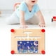 thumbnail image 4 of Juego de rompecabezas de combinación de colores y formas para el desarrollo del aprendizaje con 10 tarjetas de madera Noche, 4 of 9