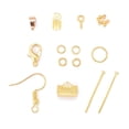 thumbnail image 2 of 1Box DIY Jewelry Sets Brass Crimp Beads and Iron Findings with Tools Golden 13x6.8x2.1cm, 2 of 3