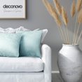 thumbnail image 3 of Deconovo Designer Series Jacquard Cushion Cover for Sala de estar Floral Pattern Fundas de cojines Juego de 2, Slate Blue, 18x18 Inch, 3 of 7