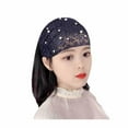 thumbnail image 4 of Bandeau Large Ajouré Fleurs Bandeau Style Coréen pour Cheveux, 4 of 8