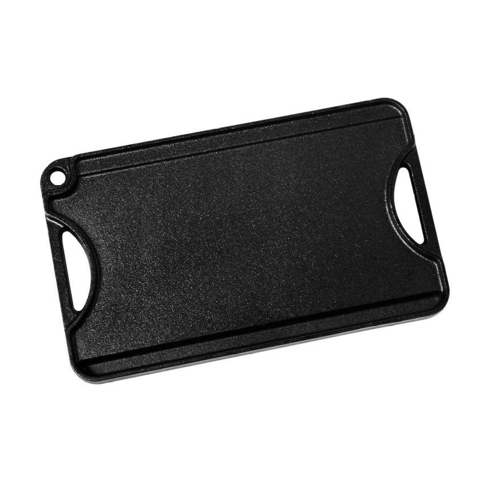 Cast Iron BBQ Grill Griddle Reversible Pan - 14x8.5/20x10 inch - Stove Top Grill Pan for Gas, Electric & Induction - Black