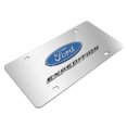 thumbnail image 3 of Ford Expedition 3D Dual Logo Mirror Chrome Stainless Steel License Plate, 3 of 5