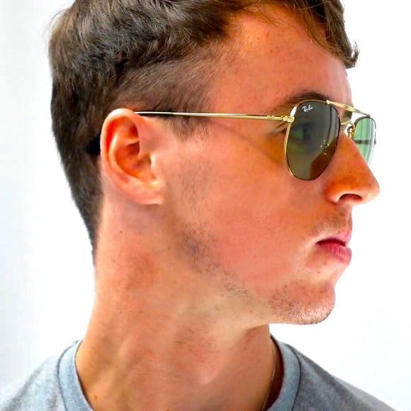 RB-Hip Hop-sunglasses Marshal Hexagon Aviator Sunglasses  display picture 1