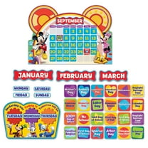 Eureka Mickey Mouse Clubhouse Calendar Bulletin Board Set