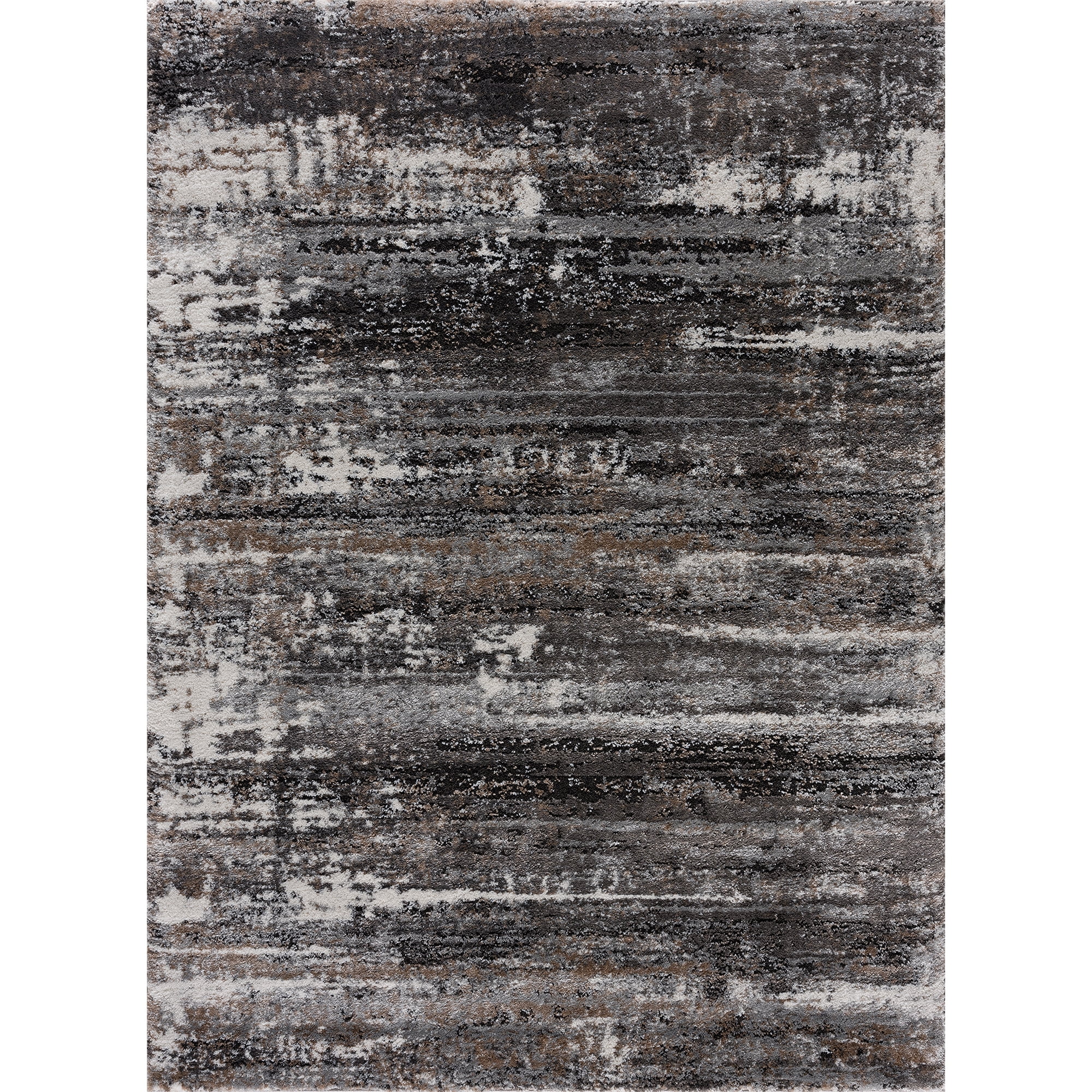 United Weavers Edinson Enzo Modern Abstract Accent Rug, Grey, 1'10" x 3'