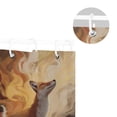 thumbnail image 5 of Fox Standing Proud Shower Curtains with 12 Hooks Waterproof Bathroom Decor 66" x 72", 5 of 6
