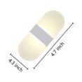 thumbnail image 6 of AMERTEER Modern Wall Sconces 6W LED Wall Lights Up Down Wall Lamp Acrylic for Bedroom Corridor Stairs Bathroom Indoor Lighting Fixture Not Dimmable Home Room Decor, Warm White, 6 of 6