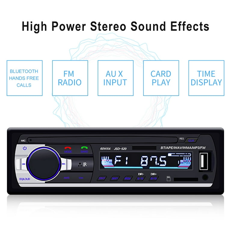 Car Radio Bluetooth Hands-Free Car Stereos with USB and CAR MP3 Player FM  Radio