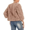 thumbnail image 3 of Babysbule Winter Jackets for Women Women Plus Size Short Faux-Fur' Coat Warm Furry Jacket Long Sleeve Outerwear, 3 of 9