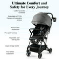 thumbnail image 6 of Baby Stroller 3-in-1 with Bassinet Mode, Compatible with Infant Car Seat Adapter Included, Full-Size Bassinet Strollers for Family Outings, 6 of 10