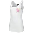 thumbnail image 2 of Women's Refried Apparel White Los Angeles Dodgers Tie-Dye Tank Top, 2 of 3