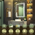 thumbnail image 7 of KWW 24 x 32 inch LED Bathroom Vanity Mirror with Motion Sensor, Anti-Fog Dimmable Lights, 7 of 7