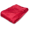 thumbnail image 5 of BIRDROCK HOME Internet's Best Plush Throw Blankets - Burgundy (Red) - Ultra Soft Couch Blanket - Light Weight Sofa Throw - 100% Microfiber Polyester - Easy Travel - King Bed - 108 x 90, 5 of 5
