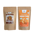 thumbnail image 4 of Huggiberries Ginger Gummy Bears and Organic Ginger Cubes Crystallized - Each Pack 7oz (200g) Vegan Delicious Gummies and Ginger Cubes for Kids and Adults - Pure Cane Suger Cubes - No Gelatin, 4 of 8