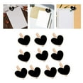 thumbnail image 2 of Wooden Hanging Blackboard Chalkboard Words Message Board Clips Tags, 2 of 8