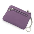 thumbnail image 1 of Zipper Small Coin Money Wallet Card Case Key Case Fashion Ladies Coin Purse Classic Lychee Pattern PU Leather Clutch Thin Simple Bag, 1 of 4