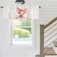 thumbnail image 5 of Kitchen Valances for Window, Farm Watercolor Pink Pig Light Filtering Rod Pocket Valance Curtain, Cartoon Animal Short Curtains Window Topper for Bedroom Bathroom Living Room 54x18in, 5 of 9