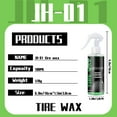 thumbnail image 3 of Car Tire & Wheel Hub Cleaner And Brightener Spray 100Ml, With Anti-Aging Refurbishment Blackening And Cleaning Functions For Car Owners Daily Maintaining Vehicle Exterior, 3 of 9
