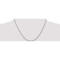 thumbnail image 2 of 14K White Gold Jbsp's 1.6mm Singapore Chain (18 X 1.6) Made In Italy 515-18, 2 of 5
