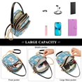 thumbnail image 5 of FORMRS Crossbody Bag for Women Quilted Travel Shoulder Cell Phone Purse with Chain Strap Handbag, Easter Bunny Pattern, 5 of 7