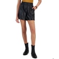 thumbnail image 1 of Tinseltown Womens Paperbag Casual Walking Shorts, black, XS, 1 of 1
