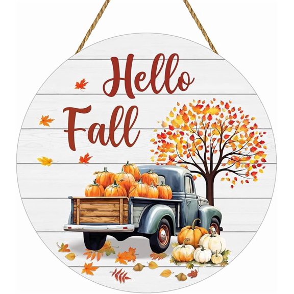 Fall Decorations for Home Fall Door Decor Hello Fall Wall Decor