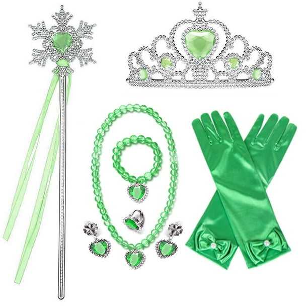 Vestido de niña, disfraz de Tiana, disfraz de princesa y sapo, película de Anime, ropa de juego de rol, Halloween, carnaval, princesa Dress6-7Y Tag-120 Gao Jinjia LED