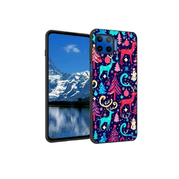 Christmas-Snow-69 Phone Case, Degined for Moto One 5G UW Case Men Women, Flexible Silicone Shockproof Case for Moto One 5G UW