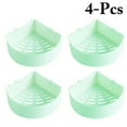 thumbnail image 1 of Coofit 4PCS Bathroom Storage Bins Wall Mounted Bathroom Storage Rack Storage Organizer, 1 of 10