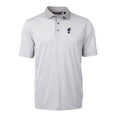 thumbnail image 2 of Men's-Cutter & Buck  Gray/White Kansas Jayhawks DryTec Virtue Eco Pique Recycled Polo, 2 of 3