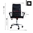 thumbnail image 3 of Silla de Oficina Ejecutivo Big Room IOSOT4000000 Respaldo Alto Cromado Giratorio, 3 of 8