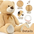 thumbnail image 2 of MorisMos 51'' Giant Teddy Bear Stuffed Animal Soft Big Teddy Bear Plush Toy, 2 of 6