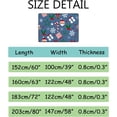 thumbnail image 3 of GZHJMY Soft Foam Nursery Area Rugs Cute Christmas Seamless Background Non Slip Play Mats for Kids Boys Girls Playing Room Living Room63x48 inch Carpet Runner, 3 of 6