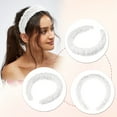 thumbnail image 3 of Unique Bargains Fluffy Fuzzy Headband Solid Color Hair Band for Women Soft Lambswool Hairband White, 3 of 7