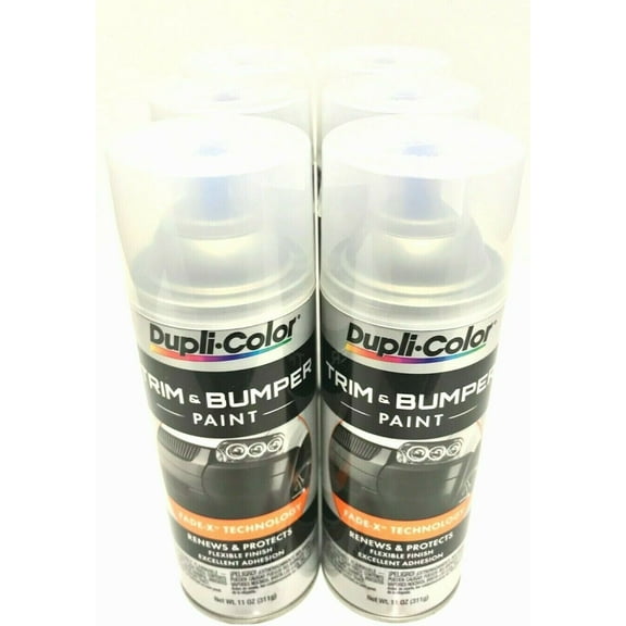 Duplicolor TB100 - 6 Pack Trim and Bumper Paint Clear Coat - 11 oz Aerosol Spray Can