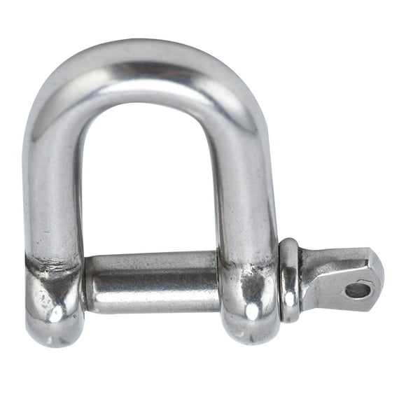 D-Shaped Shackle, D-Shaped Anchor Shackle Heavy Duty Corrosion Resistance Uniform Force For Chains For For Boats