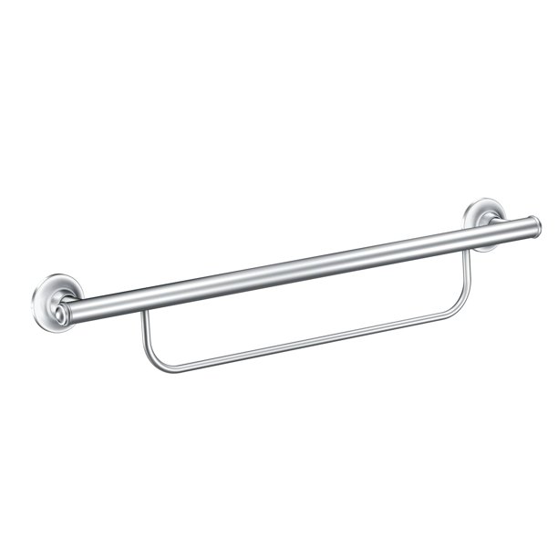 Moen Grab Bar Chrome 24" Grab Bar With Towel Bar