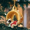thumbnail image 2 of Adorno colgante de perro de Navidad/Ornamento colgante interior del coche/Ornamento de de Navidad/Ornamento colgante de acrílico, vacaciones Estilo C, 2 of 8