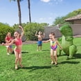 thumbnail image 5 of H2OGO! Inflatable Dinomite Sprinkler - Green Dinosaur, T-Rex Snout-Head Sprays Water, Outdoor & Backyard Toy Play, Hose Attaching, Toddlers & Kids 2+, 5 of 8