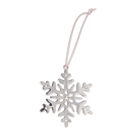 Bfogop 3 Inch Acrylic Christmas Tree Rhinestone Snowflake Hanging Ornament Snowflake Ornaments for Tree Decor Silver Christmas Keepsake Gifts for Crafts Window Wedding Home