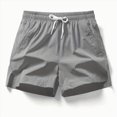 thumbnail image 4 of NIEWTR Men's Cargo Shorts Casual Lightweight Summer Outdoor Hiking Fishing Shorts with Multiple Pockets(Light Gray,S), 4 of 7