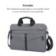 thumbnail image 3 of Qarigey Funda para portátil, resistente al agua, para ordenador portátil, maletín de hombro, bolso organizador de negocios de oficina, bolso para Bolsas de mensajero y de hombro Negro Qarigey AP012464-01, 3 of 6