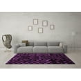 thumbnail image 3 of Ahgly Company Indoor Rectangle Abstract Purple Modern Area Rugs, 4' x 6', 3 of 4