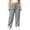 *Gray, variant on VBVC Women's Plus Drawstring Straight Leg Sweatpants , Casual Lounge Trousers For Women , Ladies' Relaxed Fit Track Pants with Pockets, Beige , L-4XL