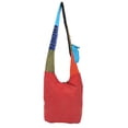thumbnail image 3 of The Collection Royal Floral and Razor Multicolored Patch Cotton Hobo Bag, 3 of 5