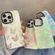 thumbnail image 2 of Sanrio Cinnamoroll Kuromi Pochacco funda de teléfono láser de lujo para iPhone 14 13 12 11 Pro Max 14 Pro, carcasa trasera suave anticaída Fivean unisex, 2 of 2