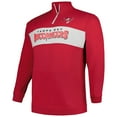 thumbnail image 2 of Men's Profile Red Tampa Bay Buccaneers Big & Tall Fleece Quarter-Zip Jacket, 2 of 3
